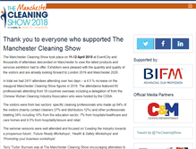 Tablet Screenshot of cleaningshow.co.uk